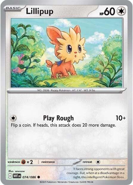 Lillipup (074/086) [Scarlet & Violet: White Flare] | Good Games Morley