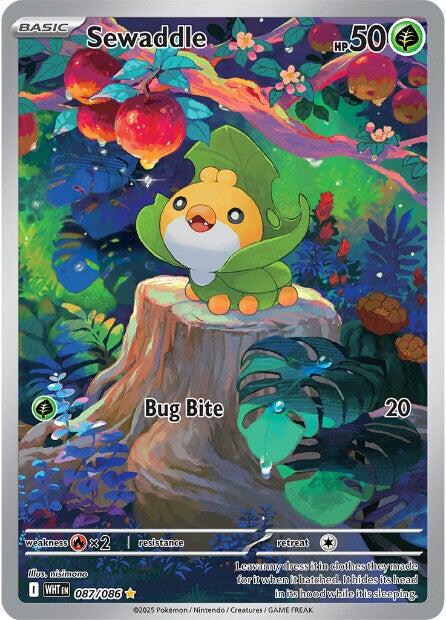 Sewaddle (087/086) [Scarlet & Violet: White Flare] | Good Games Morley
