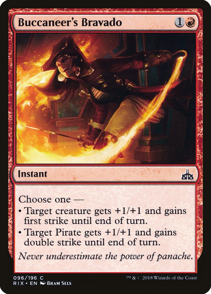 Buccaneer's Bravado 96/196 (Rivals of Ixalan)  - Foil | Good Games Morley