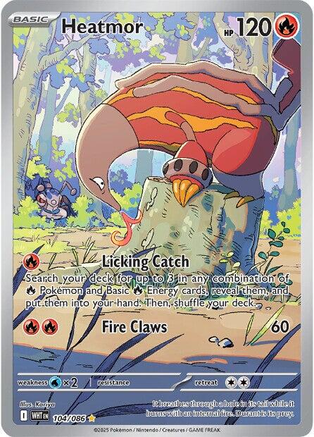 Heatmor (104/086) [Scarlet & Violet: White Flare] | Good Games Morley