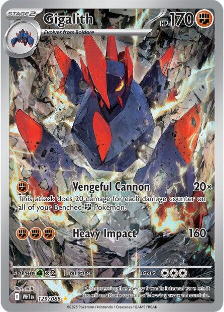 Gigalith (129/086) [Scarlet & Violet: White Flare] | Good Games Morley