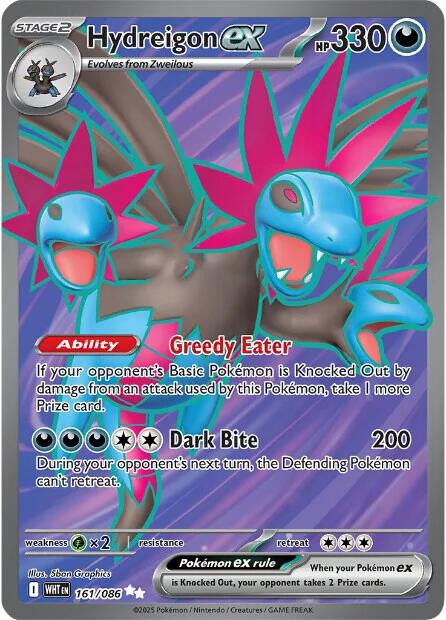 Hydreigon ex (161/086) [Scarlet & Violet: White Flare] | Good Games Morley