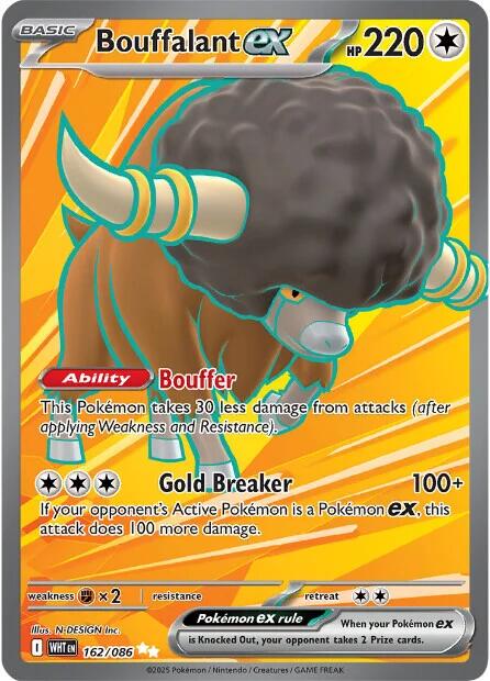 Bouffalant ex (162/086) [Scarlet & Violet: White Flare] | Good Games Morley