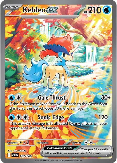 Keldeo ex (167/086) [Scarlet & Violet: White Flare] | Good Games Morley