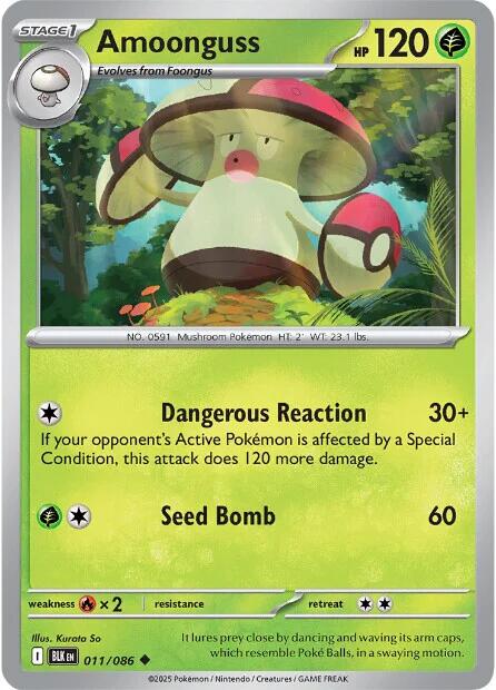 Amoonguss (011/086) [Scarlet & Violet: Black Bolt] | Good Games Morley