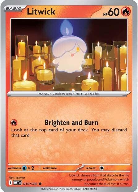 Litwick (016/086) [Scarlet & Violet: White Flare] | Good Games Morley
