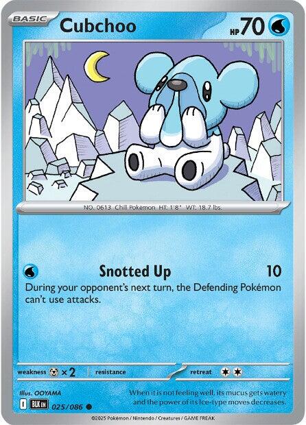Cubchoo (025/086) [Scarlet & Violet: Black Bolt] | Good Games Morley