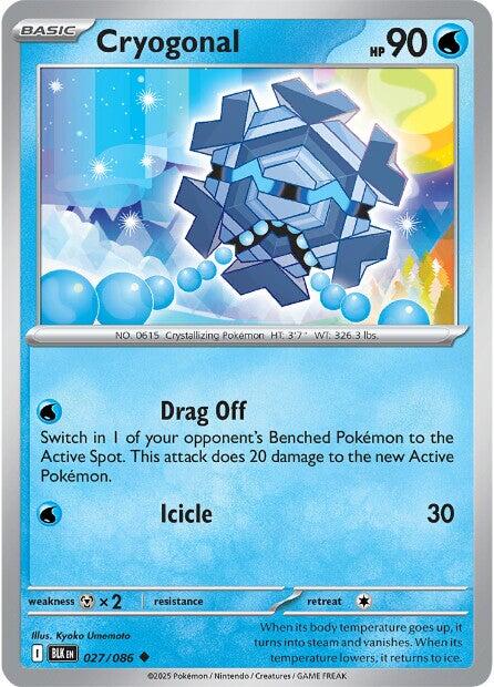 Cryogonal (027/086) [Scarlet & Violet: Black Bolt] | Good Games Morley
