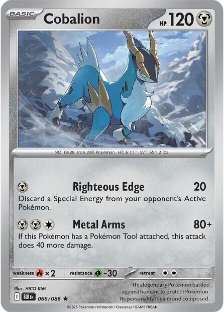 Cobalion (066/086) [Scarlet & Violet: Black Bolt] | Good Games Morley