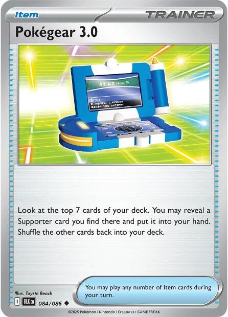 Pokegear 3.0 (084/086) [Scarlet & Violet: Black Bolt] | Good Games Morley