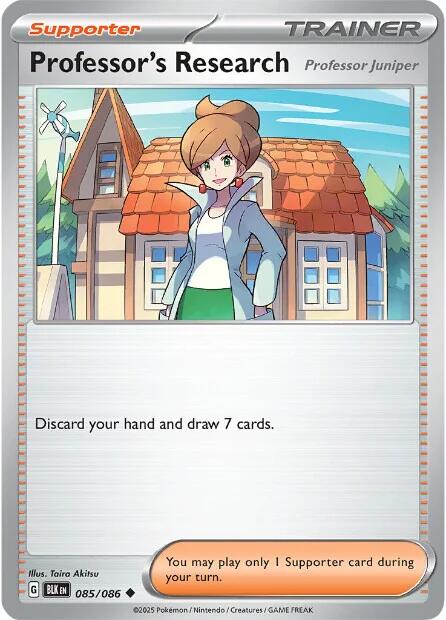 Professor's Research (085/086) [Scarlet & Violet: Black Bolt] | Good Games Morley