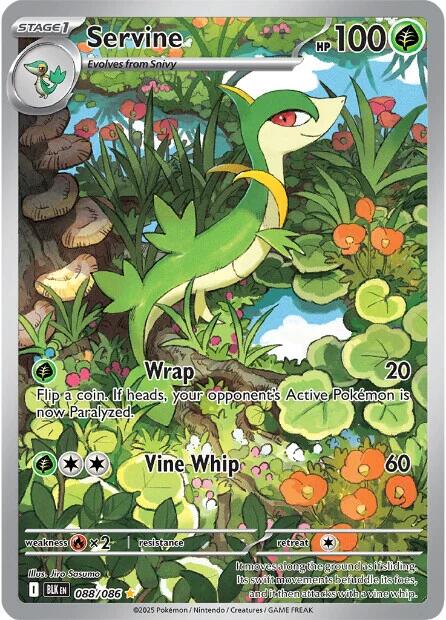 Servine (088/086) [Scarlet & Violet: Black Bolt] | Good Games Morley