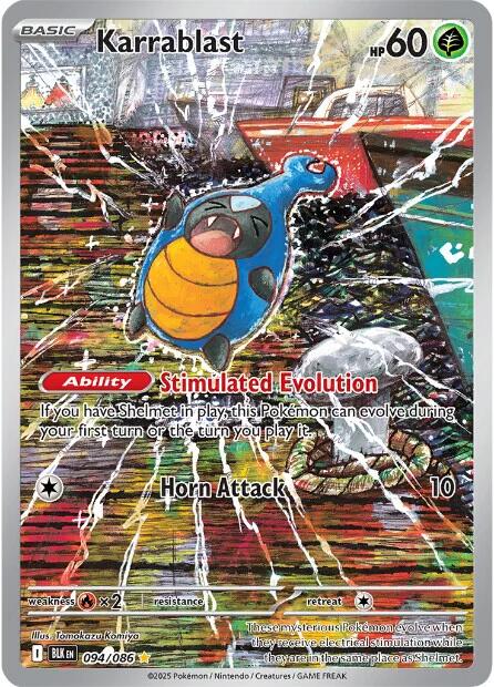 Karrablast (094/086) [Scarlet & Violet: Black Bolt] | Good Games Morley