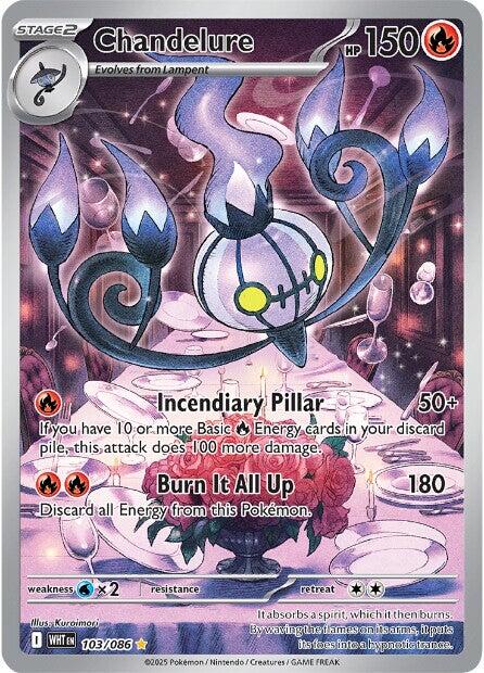 Chandelure (103/086) [Scarlet & Violet: White Flare] | Good Games Morley