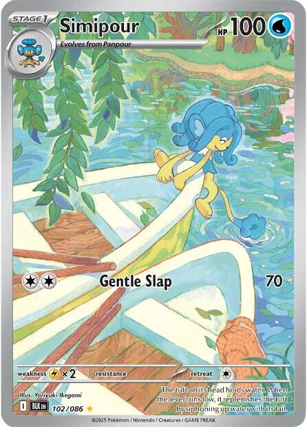 Simipour (102/086) [Scarlet & Violet: Black Bolt] | Good Games Morley