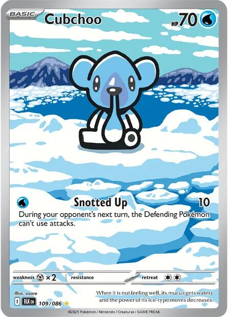Cubchoo (109/086) [Scarlet & Violet: Black Bolt] | Good Games Morley