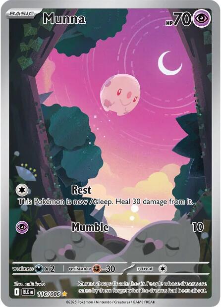 Munna (116/086) [Scarlet & Violet: Black Bolt] | Good Games Morley