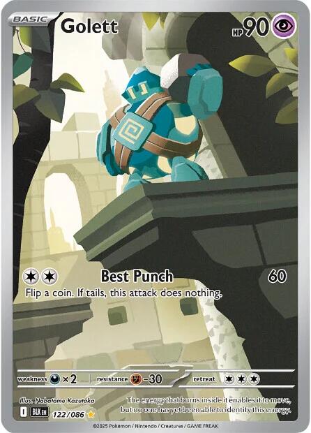 Golett (122/086) [Scarlet & Violet: Black Bolt] | Good Games Morley