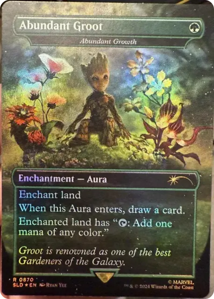 Abundant Groot - Abundant Growth (Rainbow Foil) [Secret Lair Drop Series] | Good Games Morley