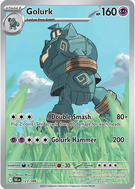 Golurk (123/086) [Scarlet & Violet: Black Bolt] | Good Games Morley