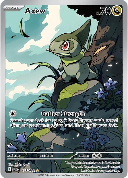 Axew (145/086) [Scarlet & Violet: Black Bolt] | Good Games Morley
