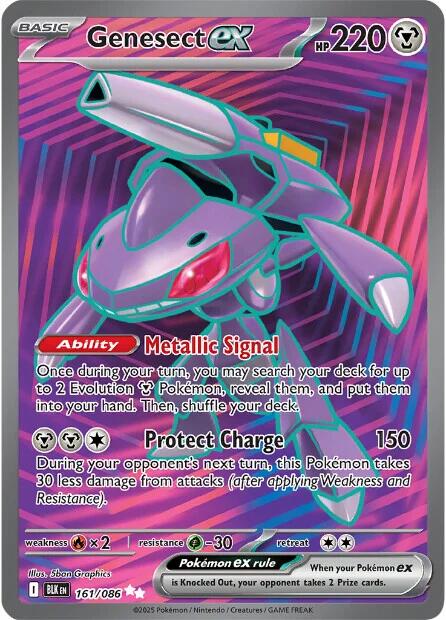 Genesect ex (161/086) [Scarlet & Violet: Black Bolt] | Good Games Morley