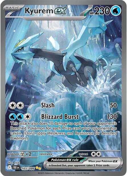 Kyurem ex (165/086) [Scarlet & Violet: Black Bolt] | Good Games Morley