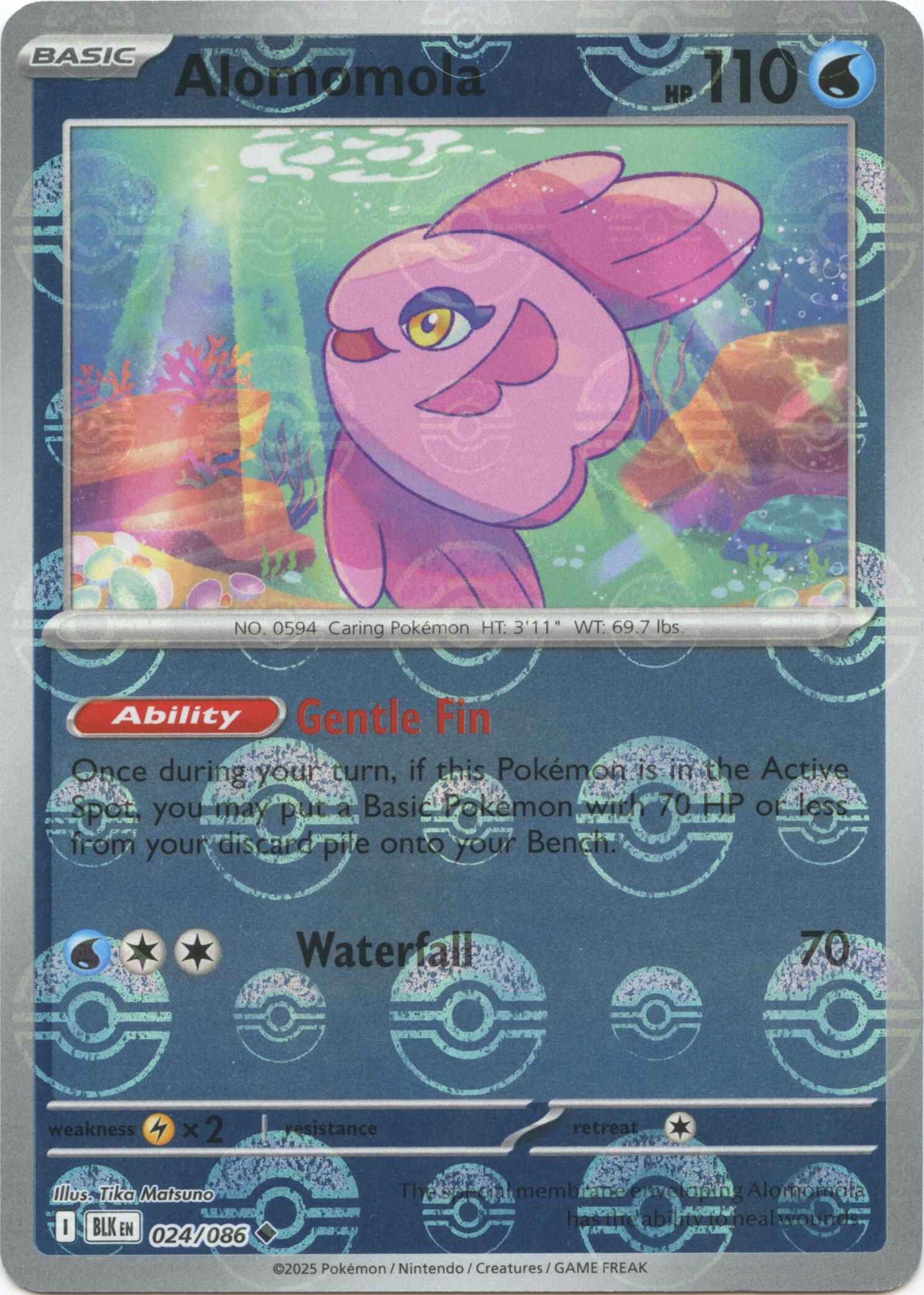 Alomomola (024/086) (Poke Ball Pattern) [Scarlet & Violet: Black Bolt] | Good Games Morley
