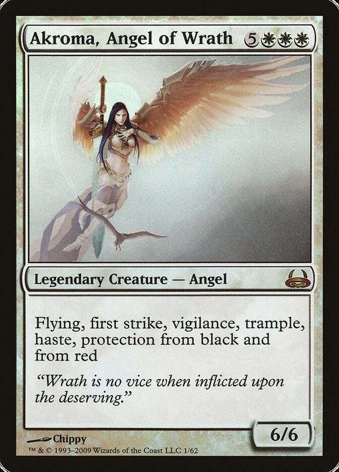 Akroma, Angel of Wrath 1/62 (Duel Decks: Divine vs. Demonic)  - Foil | Good Games Morley