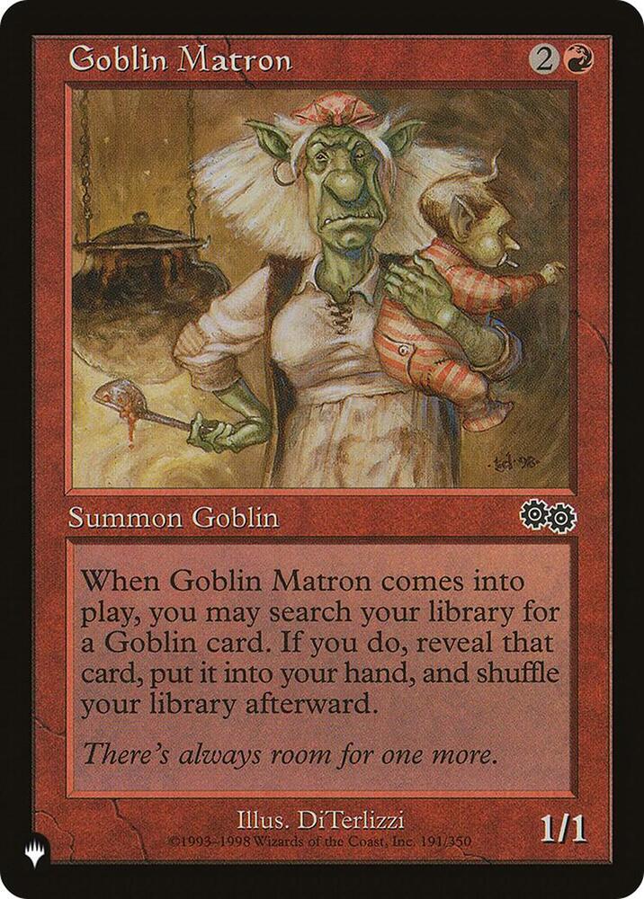 Goblin Matron USG USG-191/5075 (The List Reprints)  | Good Games Morley