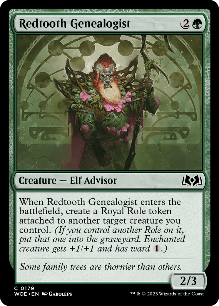 Redtooth Genealogist [Wilds of Eldraine] | Good Games Morley
