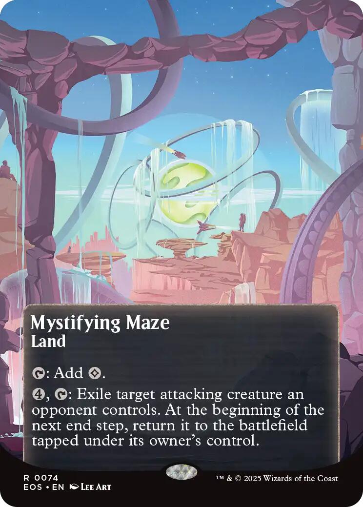 Mystifying Maze (0074) (Borderless) [Edge of Eternities: Stellar Sights] | Good Games Morley