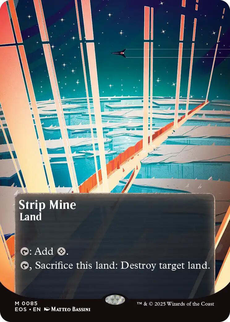 Strip Mine (0085) (Borderless) [Edge of Eternities: Stellar Sights] | Good Games Morley