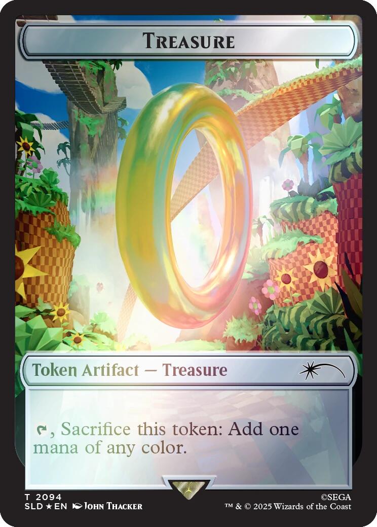 Treasure Token (2094) (Rainbow Foil) [Secret Lair Drop Series] | Good Games Morley