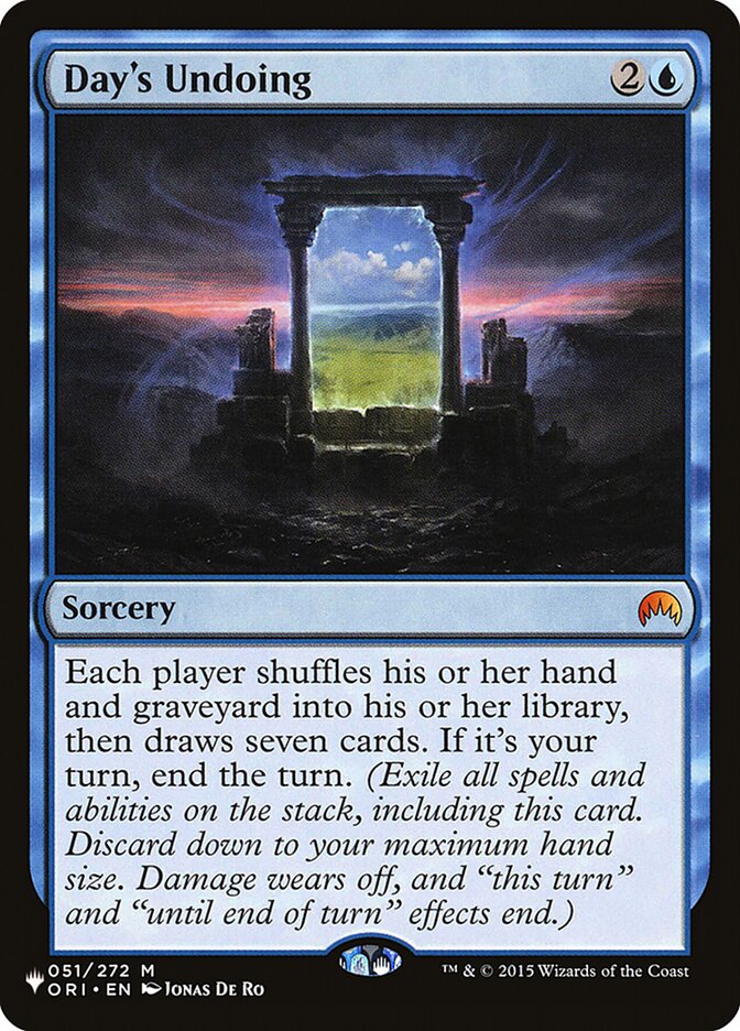 Day's Undoing [The List] | Good Games Morley