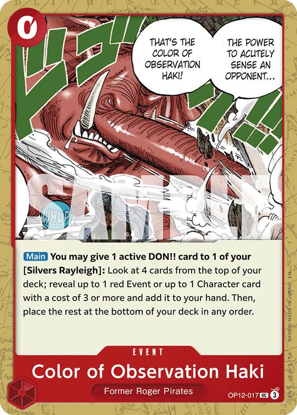 Color of Observation Haki [Legacy of the Master] | Good Games Morley