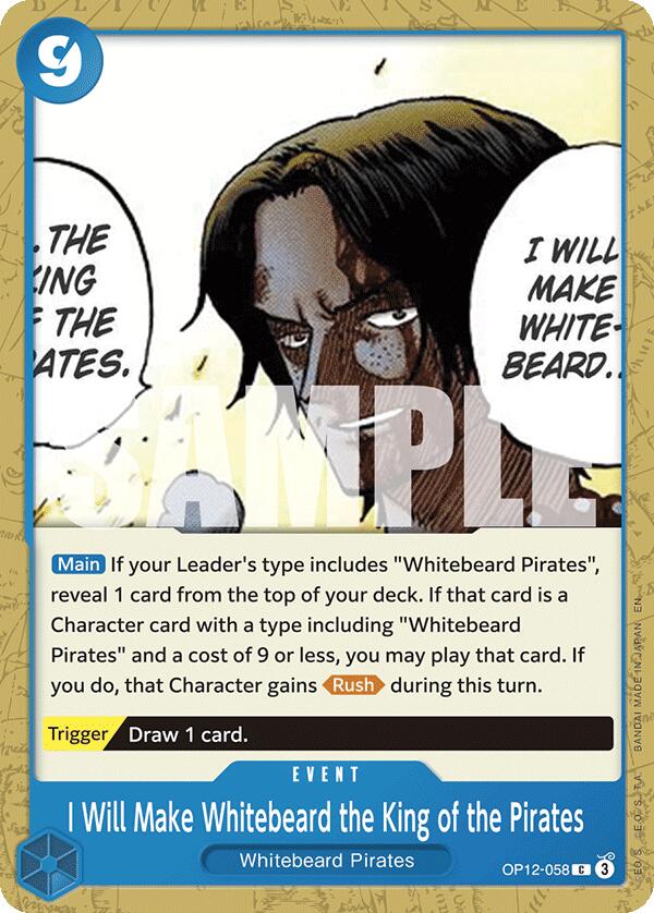 I Will Make Whitebeard the King of the Pirates [Legacy of the Master] | Good Games Morley