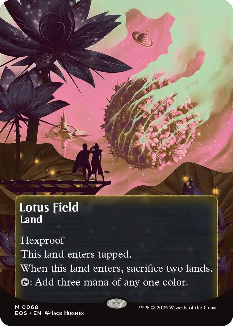 Lotus Field (0068) (Borderless) [Edge of Eternities: Stellar Sights] | Good Games Morley