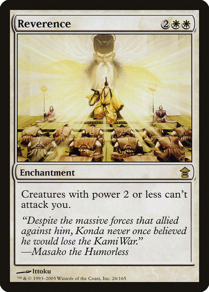 Reverence 26/165 (Saviors of Kamigawa)  | Good Games Morley