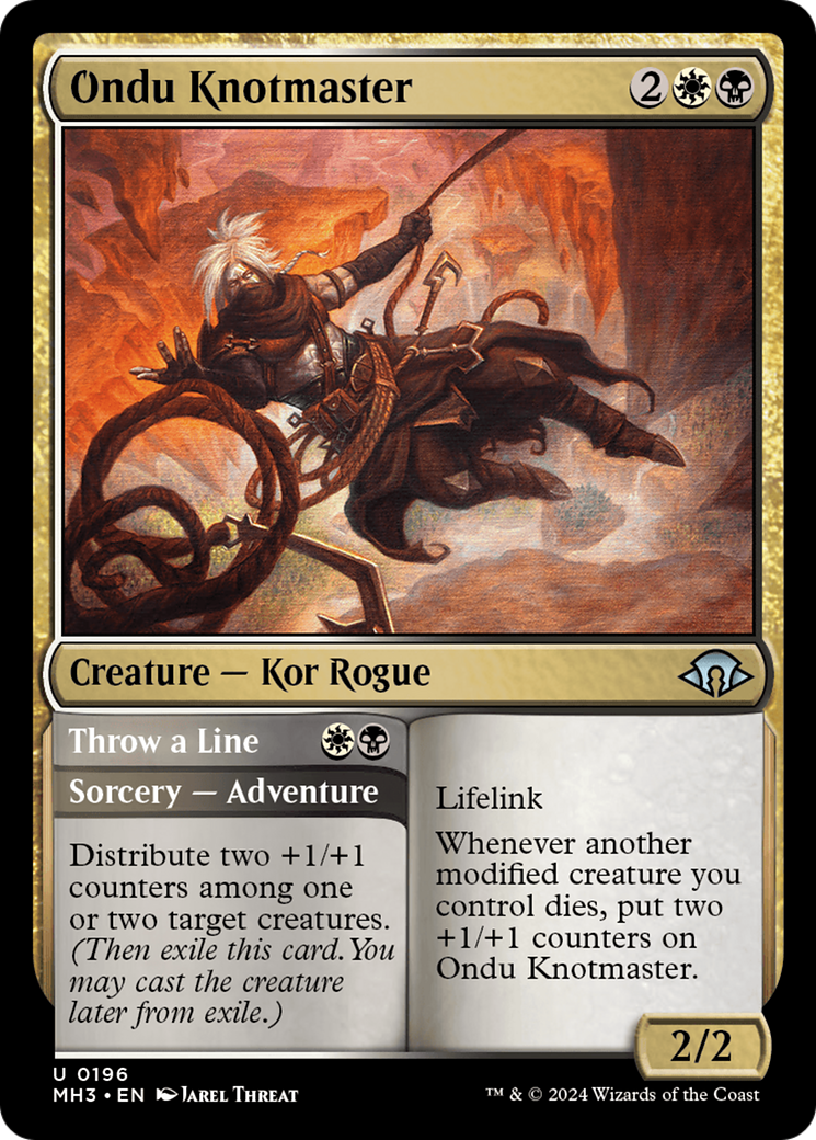 Ondu Knotmaster // Throw a Line [Modern Horizons 3] | Good Games Morley
