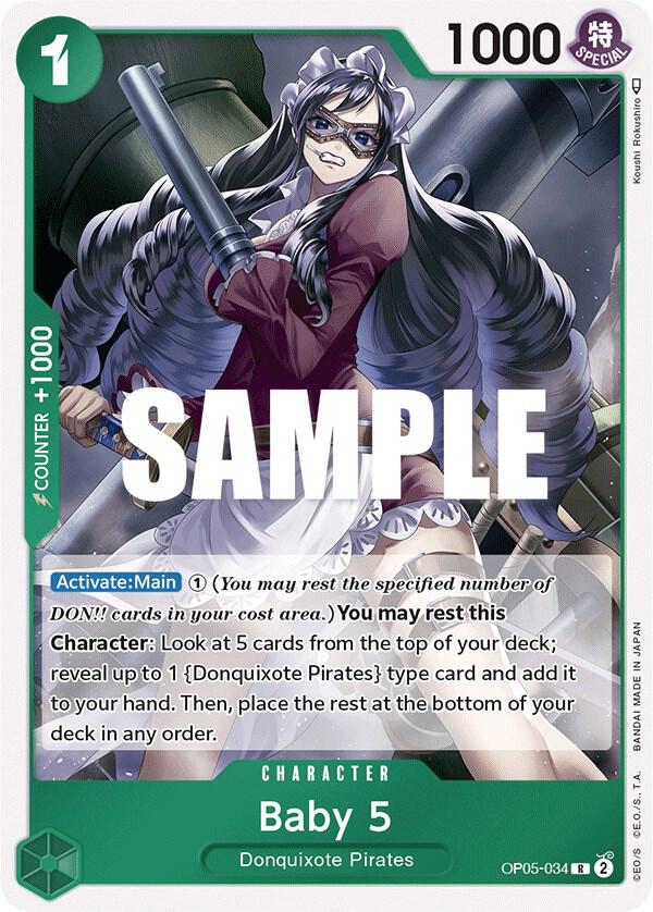 Baby 5 OP05-034 (Awakening of the New Era)  - Foil | Good Games Morley