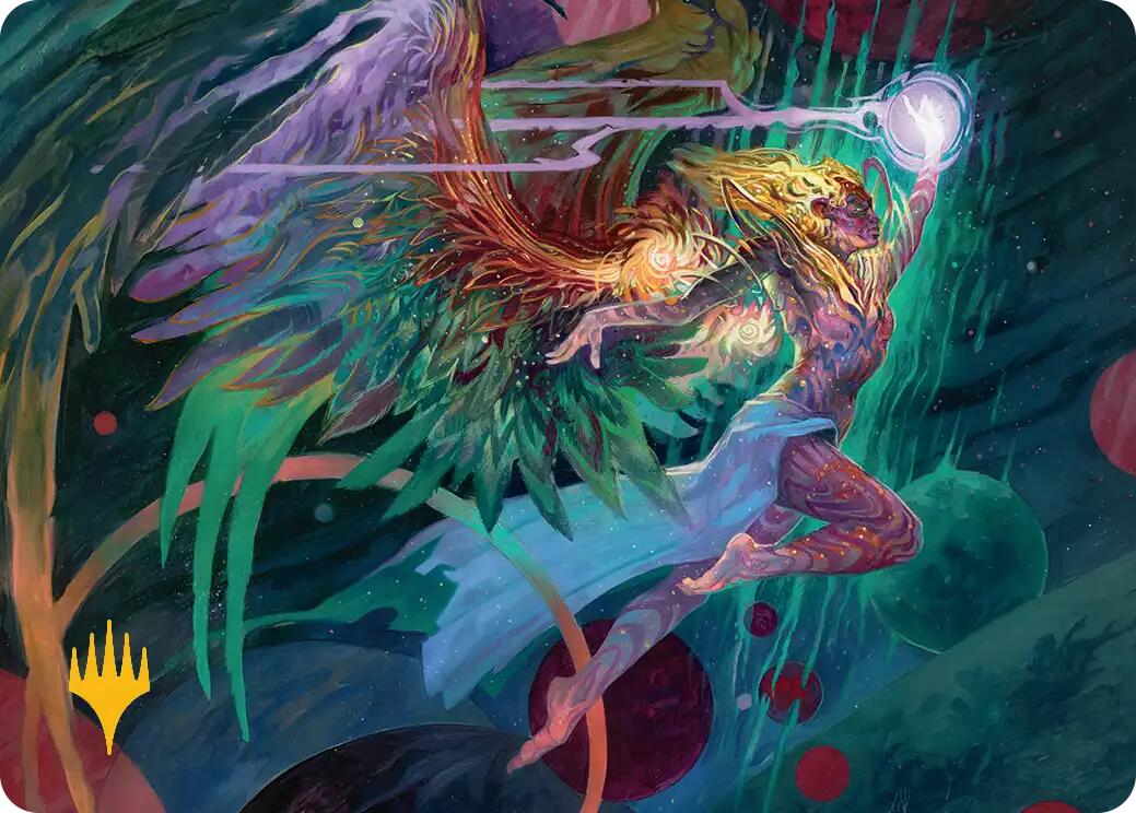 Exalted Sunborn Art Card (Gold-Stamped Signature) [Edge of Eternities Art Series] | Good Games Morley