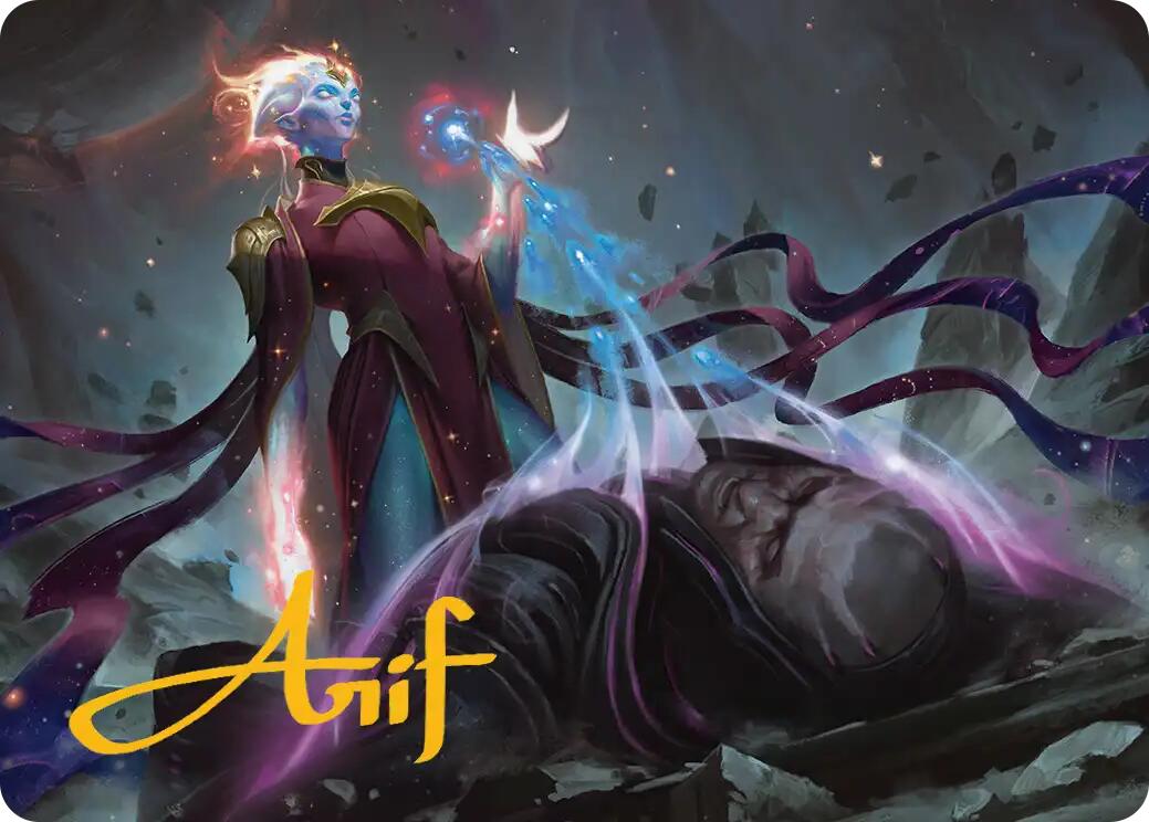 Lightstall Inquisitor Art Card (Gold-Stamped Signature) [Edge of Eternities Art Series] | Good Games Morley