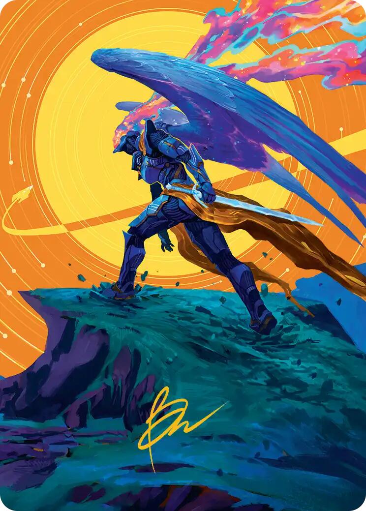 Astelli Reclaimer Art Card (Gold-Stamped Signature) [Edge of Eternities Art Series] | Good Games Morley