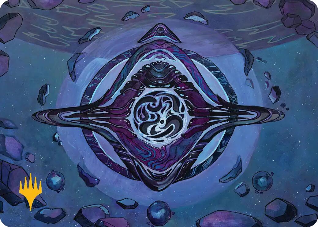Archenemy's Charm Art Card (Gold-Stamped Planeswalker Symbol) [Edge of Eternities Art Series] | Good Games Morley
