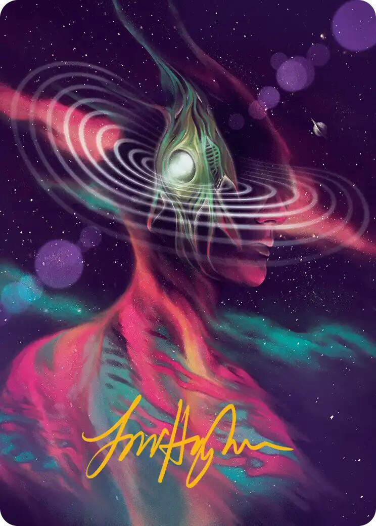 Terrasymbiosis Art Card (Gold-Stamped Signature) [Edge of Eternities Art Series] | Good Games Morley