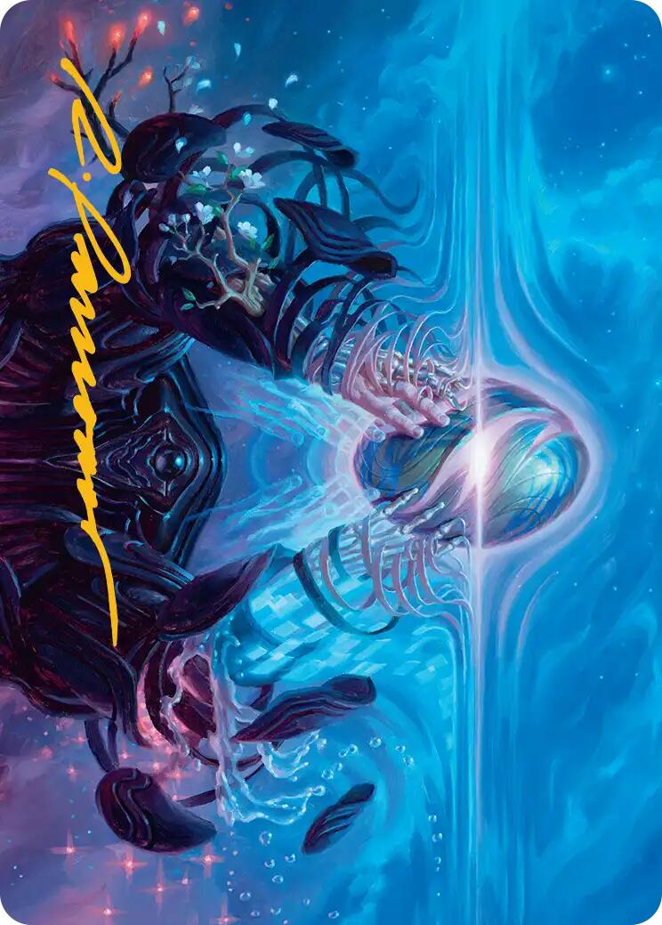 The Endstone Art Card (Gold-Stamped Signature) [Edge of Eternities Art Series] | Good Games Morley