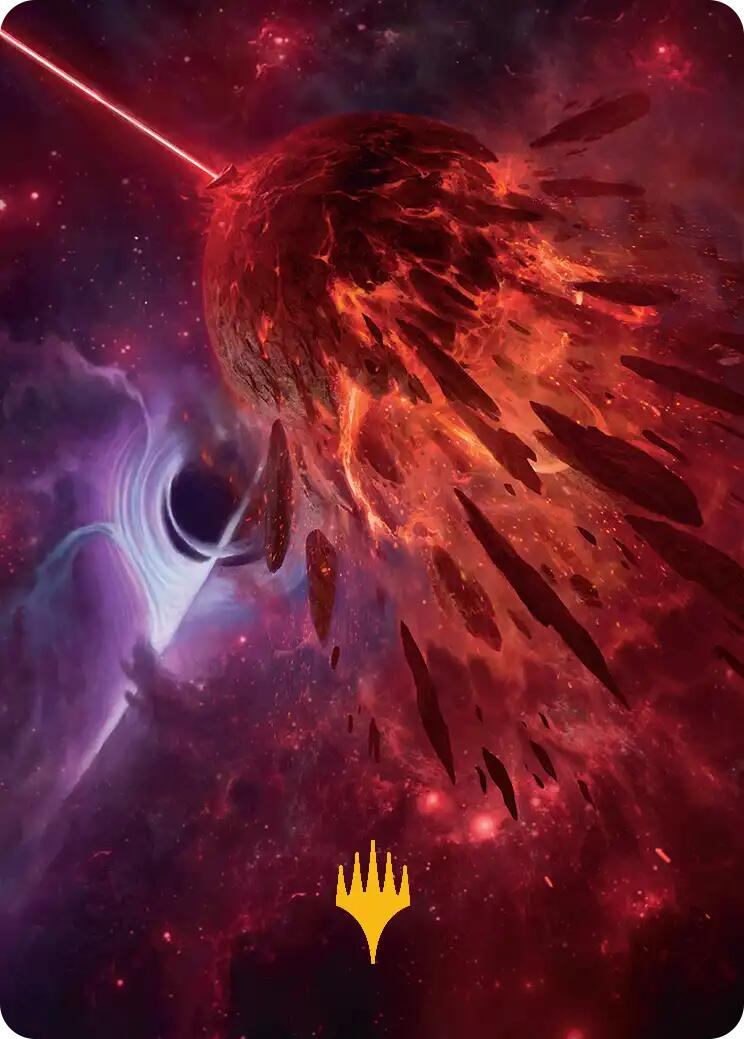 Kavaron, Memorial World Art Card (Gold-Stamped Planeswalker Symbol) [Edge of Eternities Art Series] | Good Games Morley