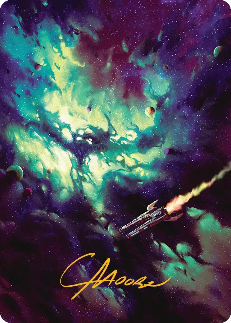 Blinkmoth Nexus Art Card (Gold-Stamped Signature) [Edge of Eternities Art Series] | Good Games Morley