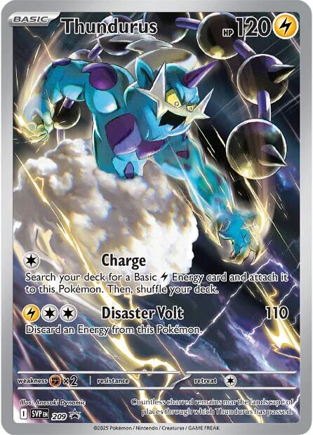 Thundurus (209) [Scarlet & Violet: Black Star Promos] | Good Games Morley